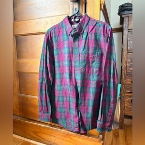 L.L. Bean Flannel Button-Down Shirt (Men’s Medium)